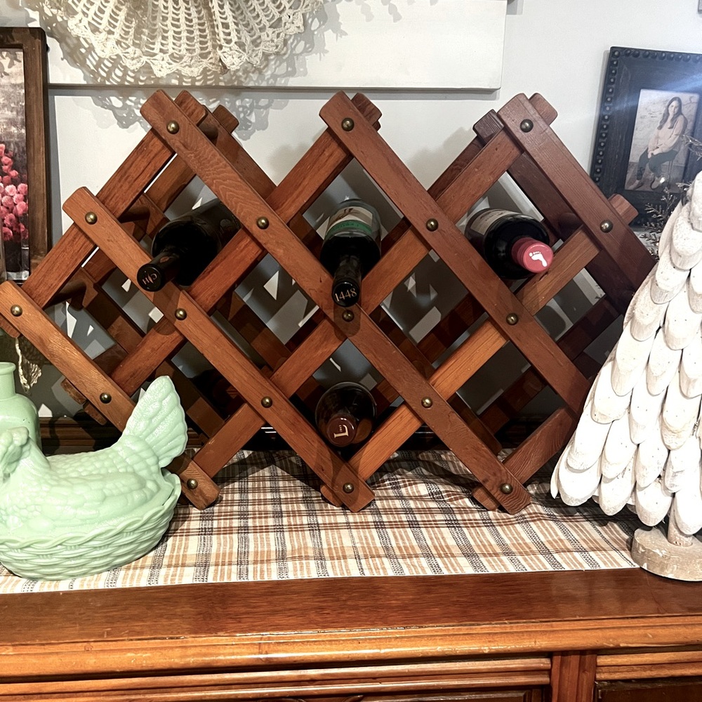 Vintage Expandable Wine Rack - Picture 2 of 2